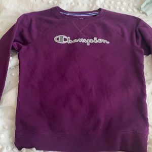 Purple Champion Crewneck - Size Small